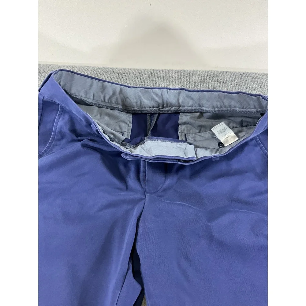 Charles Tyrwhitt Slim Fit Pants 34x32 Blue Flat Front Stretch Dress Casual Busin